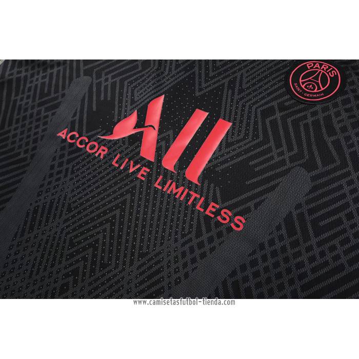Camiseta de Entrenamiento Paris Saint-Germain Jordan 2022 2023 Sin Mangas Negro